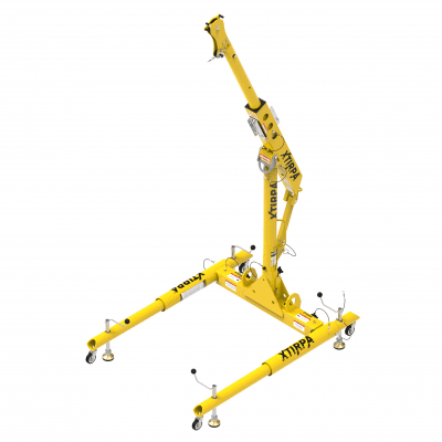 H-Base Davit Arm System c/w Fall Arrest Recovery Device, Man Riding Winch & Brackets