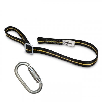 Work Positioning Lanyard Adjustable 1-2m - With Karabiner